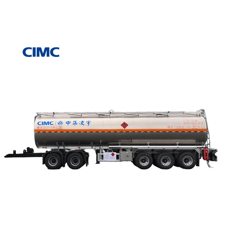 Aluminum Alloy Diesel Tanker for Africa 44m3 Liquid Diesel Semi-Trailer Petrol Fuel