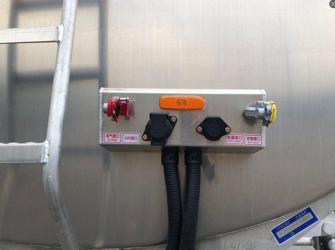 Aluminum Alloy Diesel Tanker for Africa 44m3 Liquid Diesel Semi-Trailer Petrol Fuel