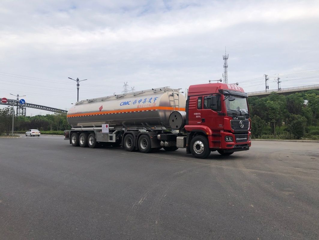 Aluminum Alloy Diesel Tanker for Africa 44m3 Liquid Diesel Semi-Trailer Petrol Fuel