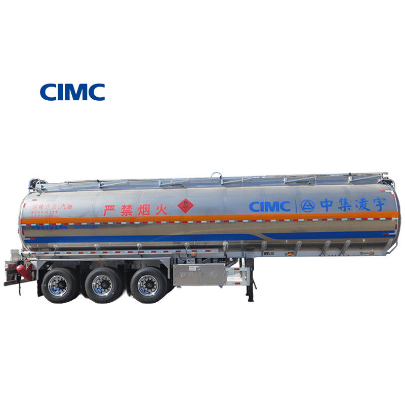 46000 Lite Oil Gasoline Semi-Trailer Fuel Tanker Transport Truck Trailer by CIMC LINYU