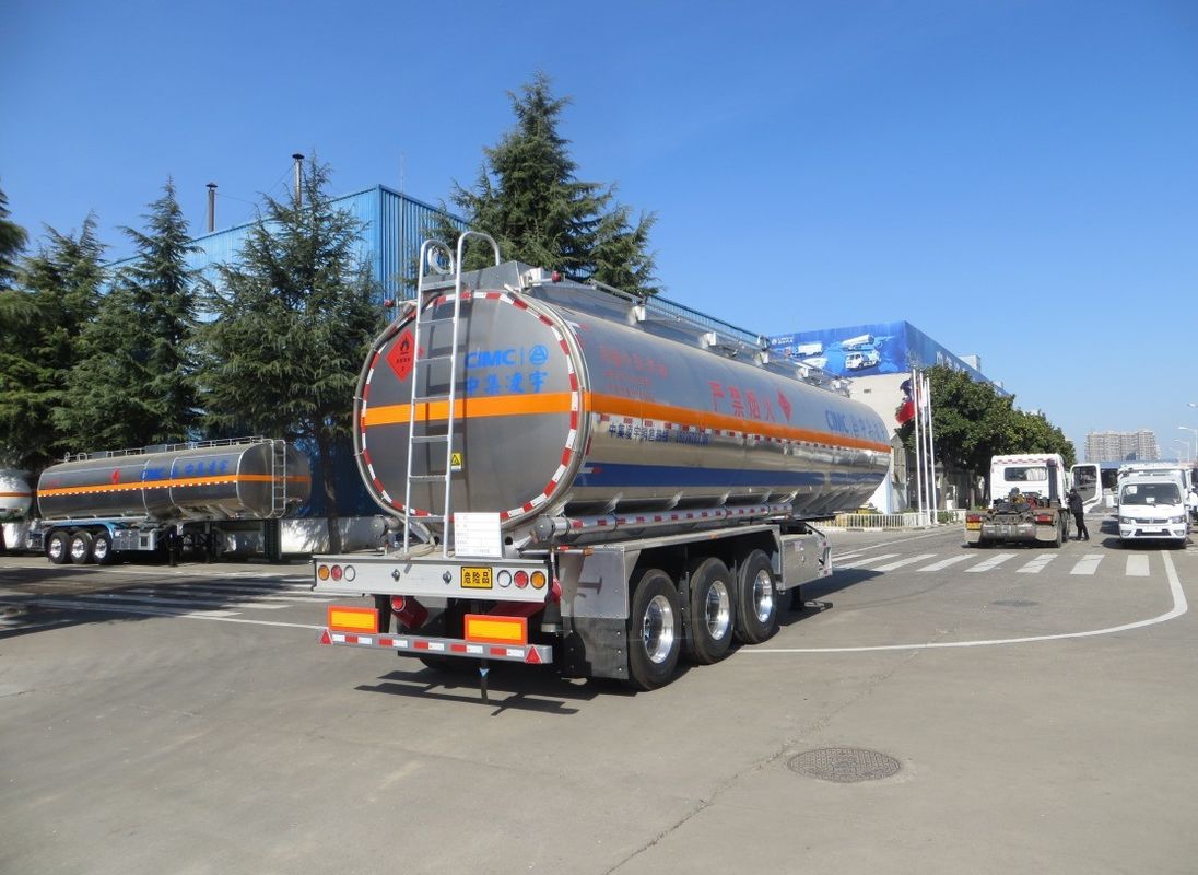 46000 Lite Oil Gasoline Semi-Trailer Fuel Tanker Transport Truck Trailer by CIMC LINYU