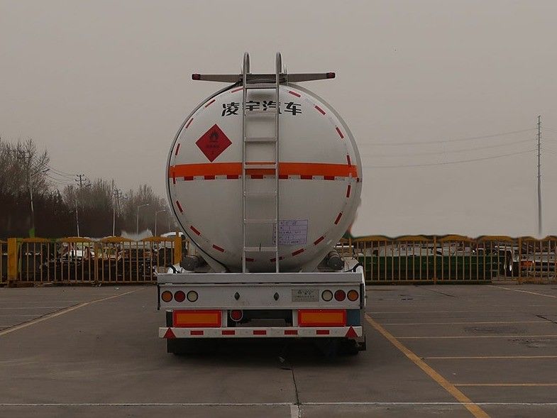 46000 Liter Stainless Steel Crude Oil Fuel Tanker Semi Trailer for Truck Distribution