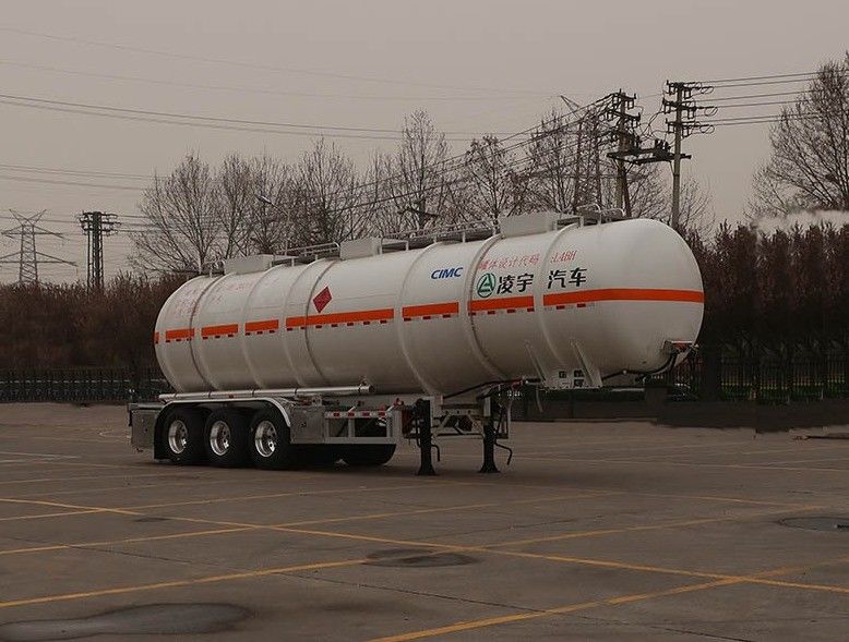 46000 Liter Stainless Steel Crude Oil Fuel Tanker Semi Trailer for Truck Distribution