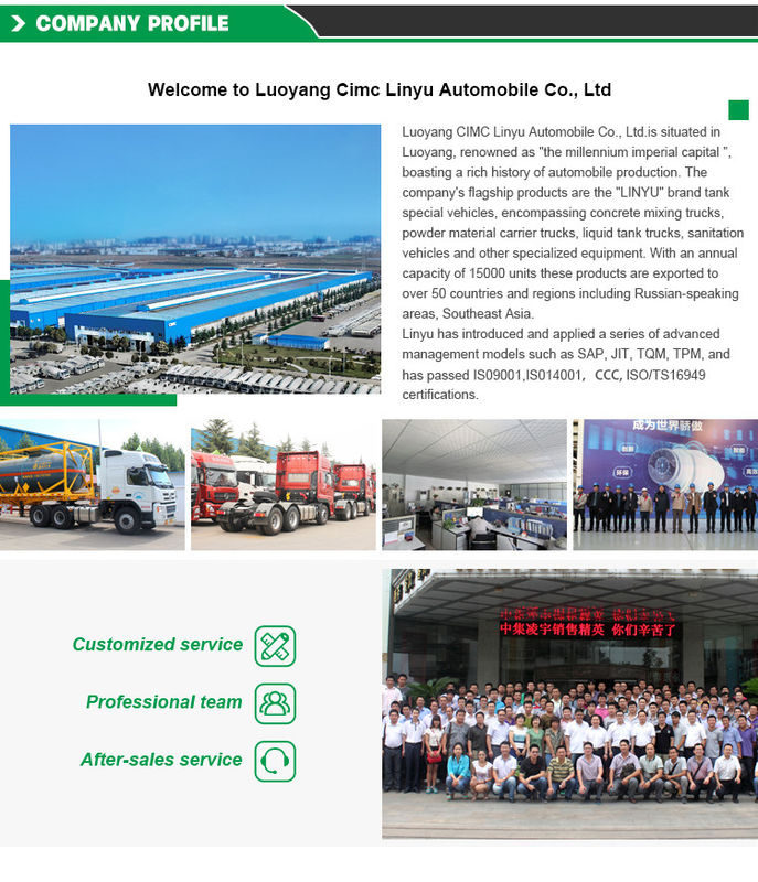 Steel CIMC LINYU 48000 Liter Fuel Trailer for Transporting Crude Oil Efficiently