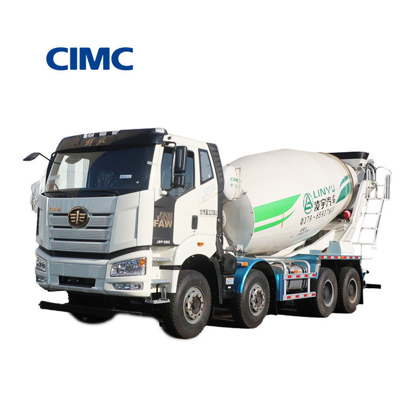 CIMC LINYU 7cbm Diesel Concrete Truck Mixer Machine Advantage High Mixing Efficiency