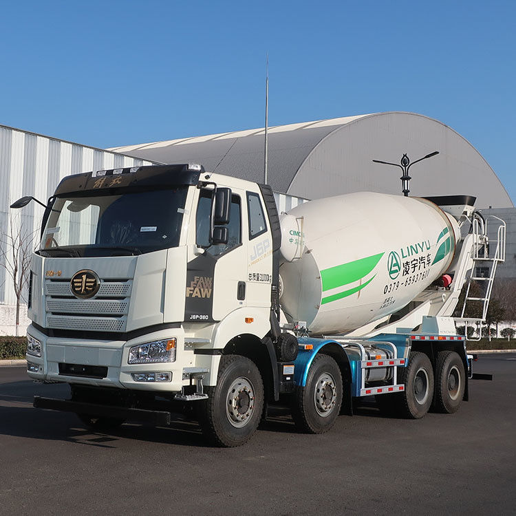 CIMC LINYU 7cbm Diesel Concrete Truck Mixer Machine Advantage High Mixing Efficiency