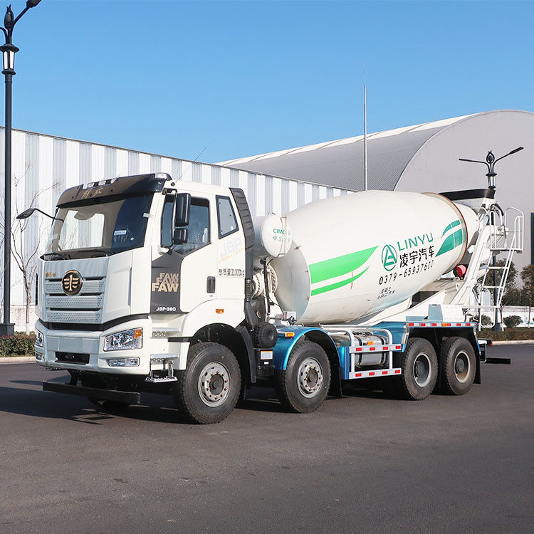 CIMC LINYU 7cbm Diesel Concrete Truck Mixer Machine Advantage High Mixing Efficiency