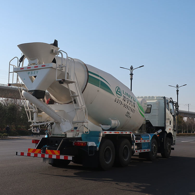 CIMC LINYU 7cbm Diesel Concrete Truck Mixer Machine Advantage High Mixing Efficiency