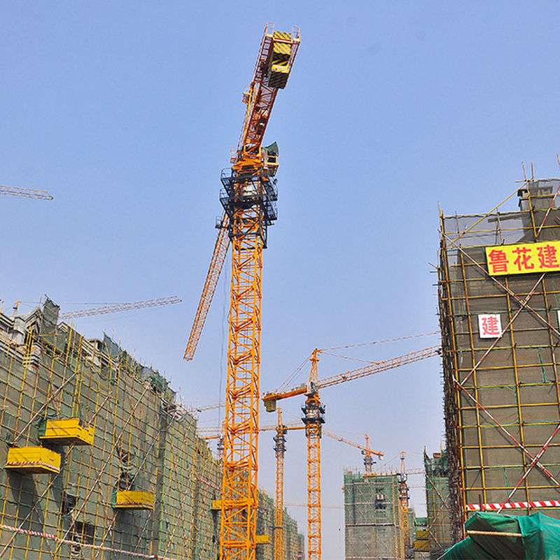 Video Technical Support Provided Tower Crane QTZ63 5610 For Construction 80 300 22kw