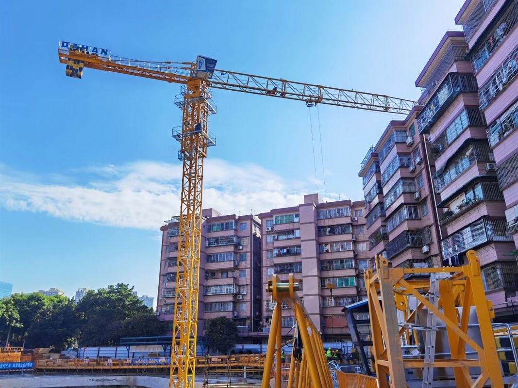 30 Ton Flat Top Tower Crane for Construction Works Zoomlion T7015-10E WA7025-10E 70m