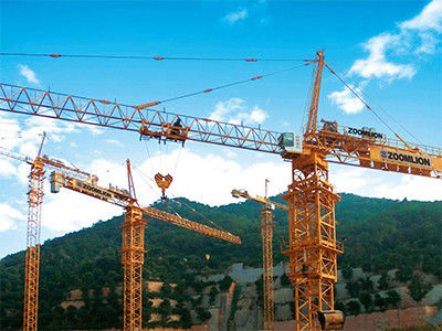 Tower Crane 40 Ton Capacity Zoomlion's Latest Telescopic Luffing jib Design For 2020