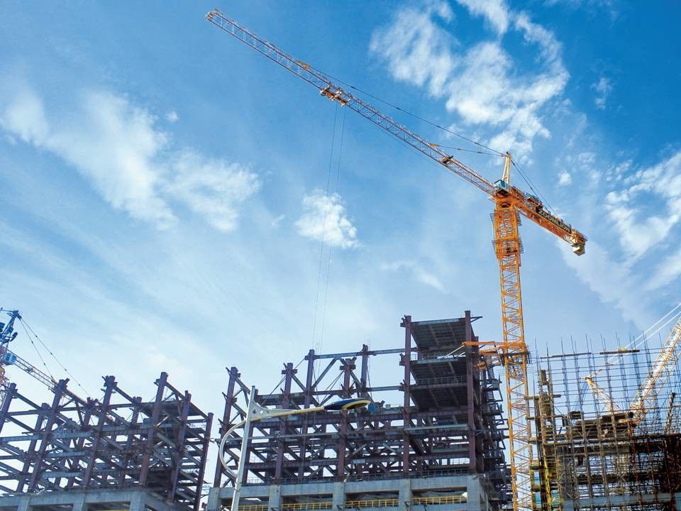 Topless Tower Crane For Construction Max. Lifting Height 60m Zoomlion T7015-10E WA7025-10E