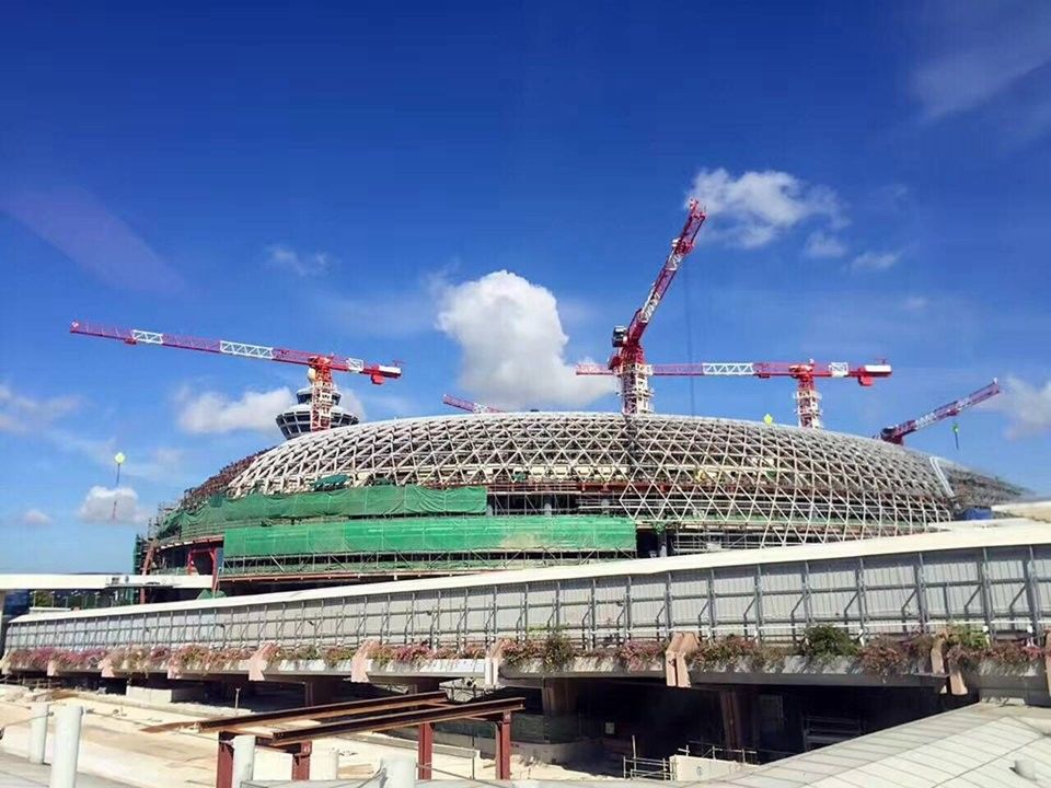 Topless Tower Crane For Construction Max. Lifting Height 60m Zoomlion T7015-10E WA7025-10E
