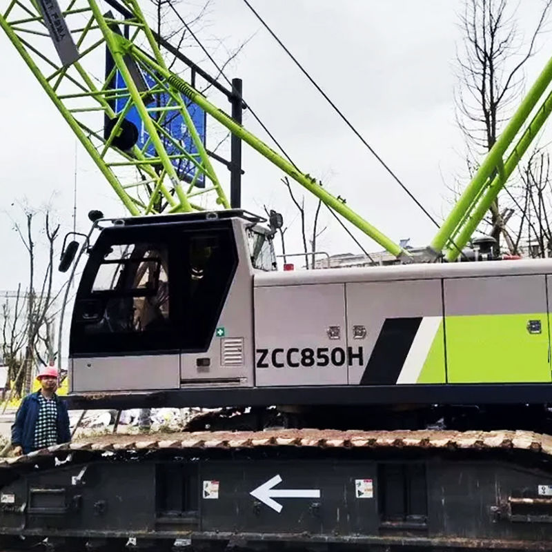 Boost Your Construction Project with 7-15m Fixed Jib Length Crawler Crane and Gas Engine