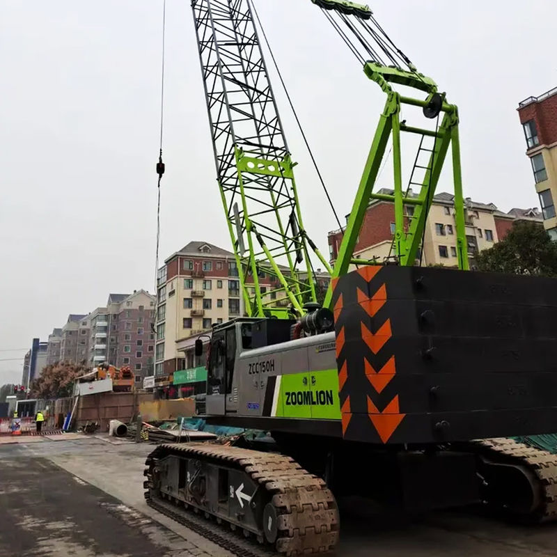 ZOOMLION 100 Ton Hydraulic Large Crawler Crane With 357 T.m Rated Lifting Moment