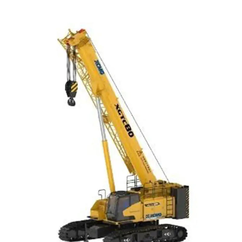 Used QUY55 55 Ton Crawler Crane for Construction Gradeability 30% Original Sale