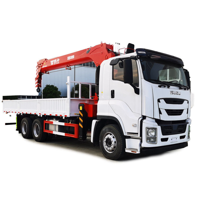 Isuzu 12ton 16ton Pickup Truck Mounted Crane with Telescoping Boom 19.5M Span 6*4