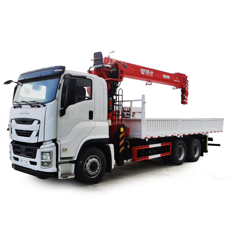 Isuzu 12ton 16ton Pickup Truck Mounted Crane with Telescoping Boom 19.5M Span 6*4