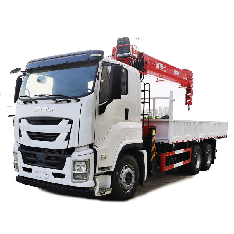Isuzu 12ton 16ton Pickup Truck Mounted Crane with Telescoping Boom 19.5M Span 6*4