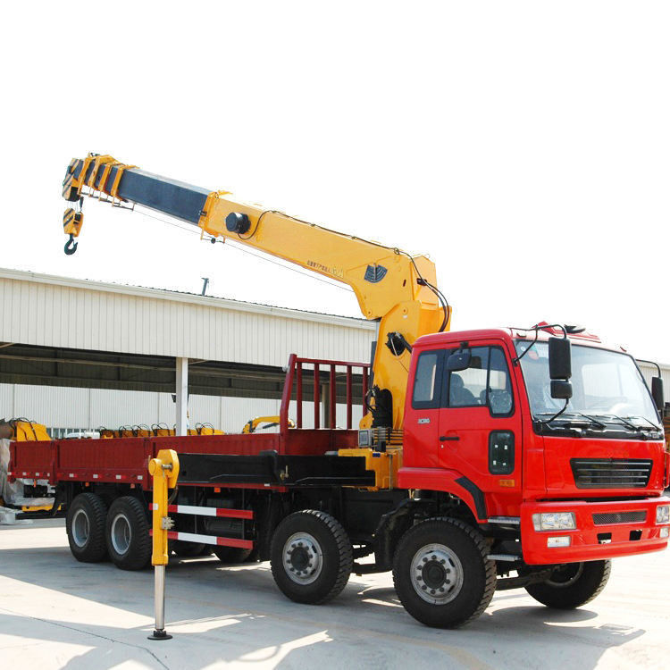 10 Ton Telescopic Boom Truck Mounted Crane and with Outrigger Span of 2280-5580mm