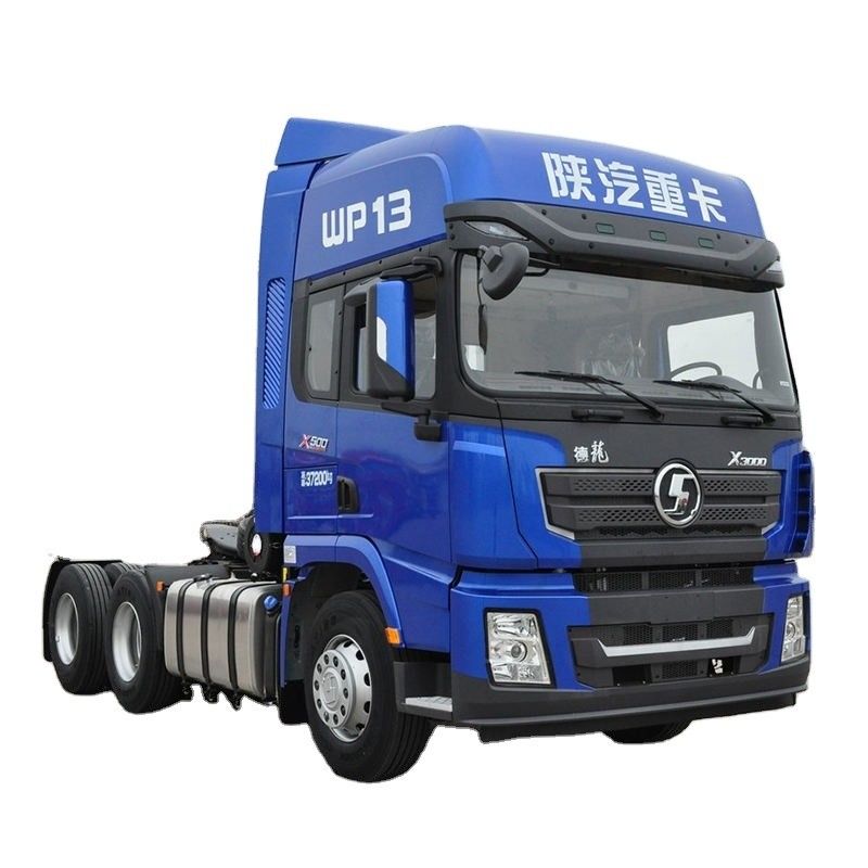 Front Axle HF9T Shacman 6x4 Trailer Truck Head Tractor Truck With 500 Hp Cummins Engine