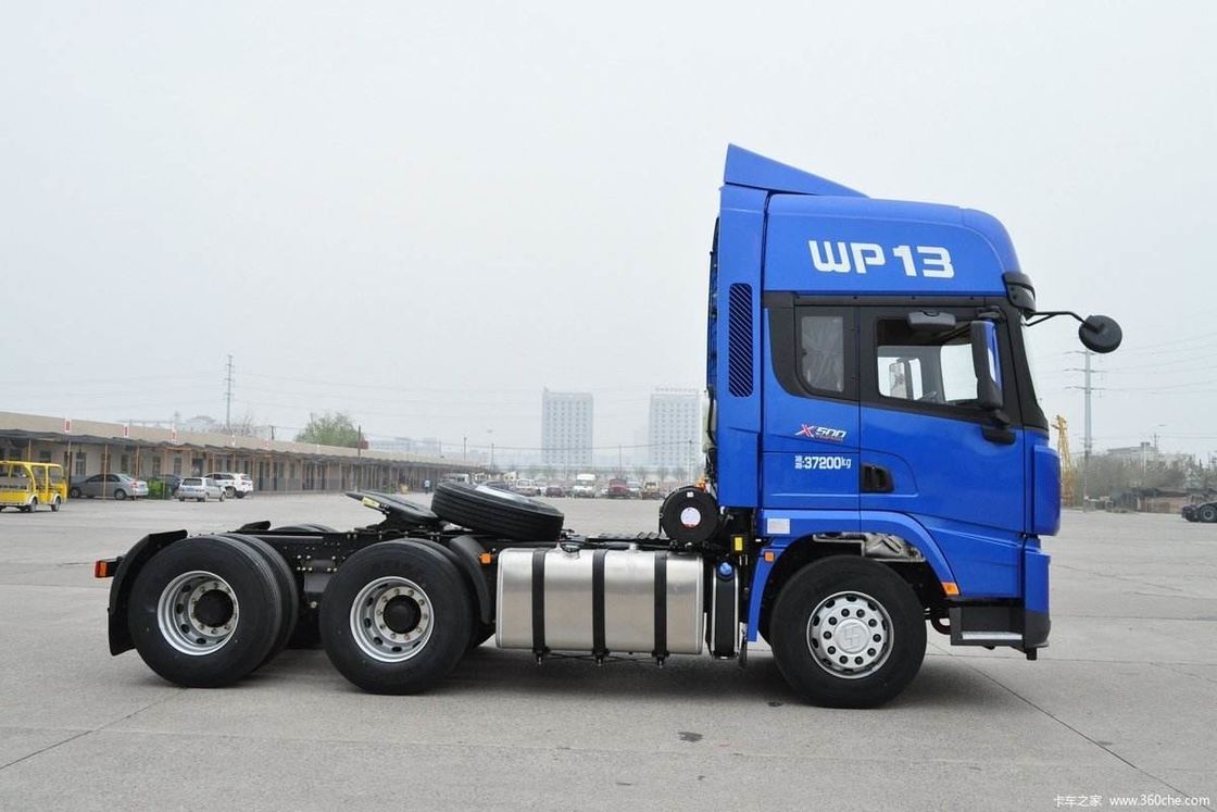 Front Axle HF9T Shacman 6x4 Trailer Truck Head Tractor Truck With 500 Hp Cummins Engine