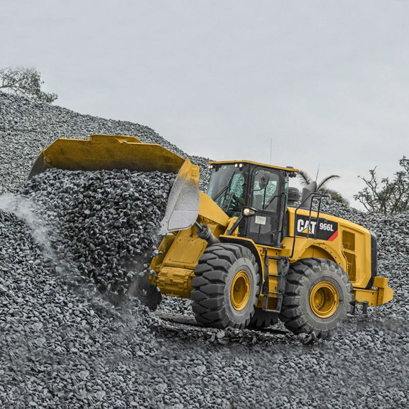 6 Ton Caterpillar 966L Used Wheel Loader With Low Fuel Consumption And Good Condition