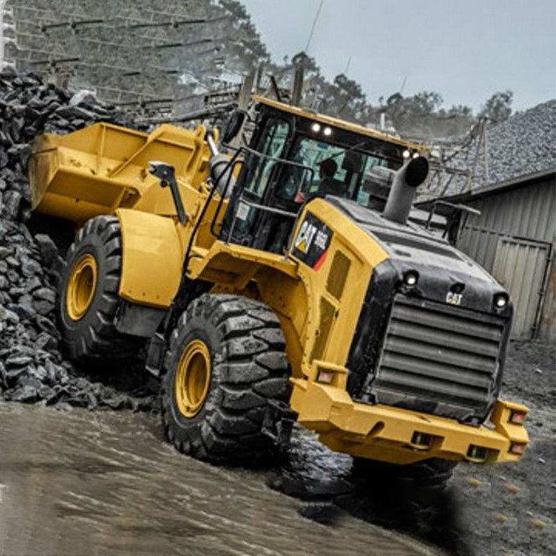 6 Ton Caterpillar 966L Used Wheel Loader With Low Fuel Consumption And Good Condition