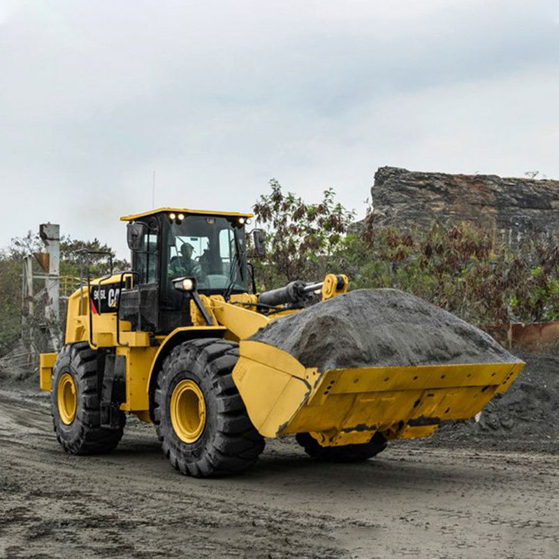 6 Ton Caterpillar 966L Used Wheel Loader With Low Fuel Consumption And Good Condition