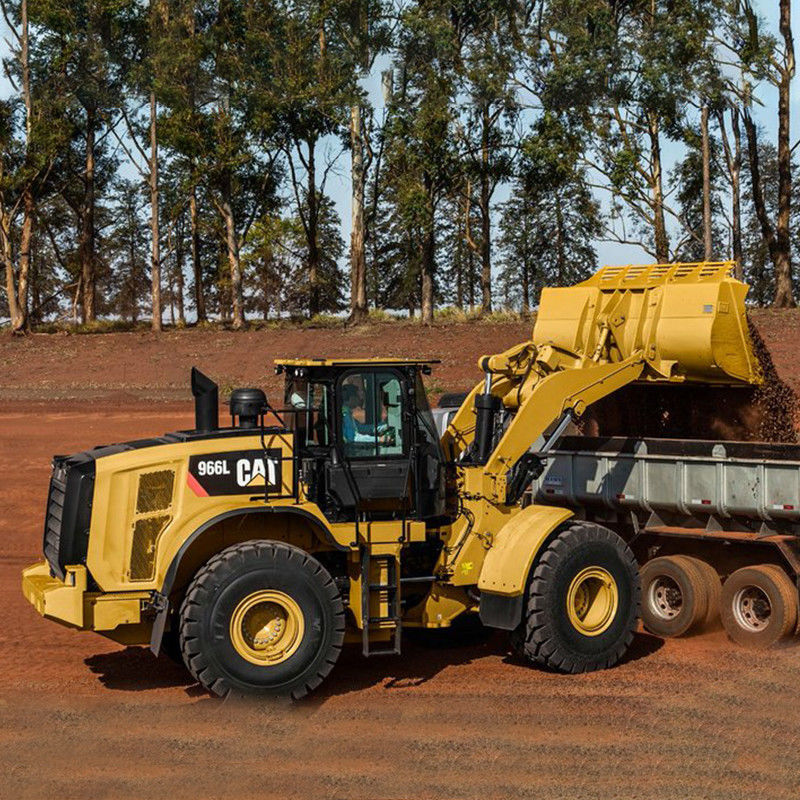 6 Ton Caterpillar 966L Used Wheel Loader With Low Fuel Consumption And Good Condition