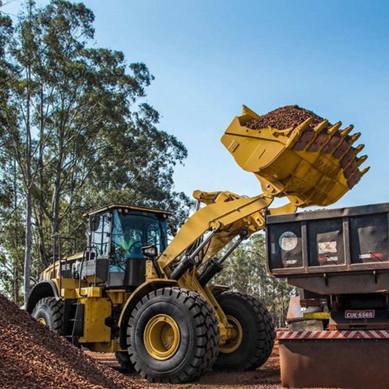 6 Ton Caterpillar 966L Used Wheel Loader With Low Fuel Consumption And Good Condition
