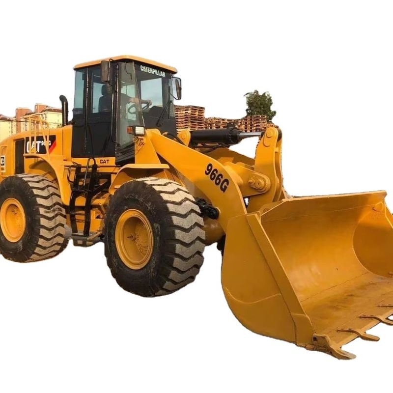 6 Ton Cat 966G Front End Used Caterpillar Wheel Loaders Good Condition Original Engine