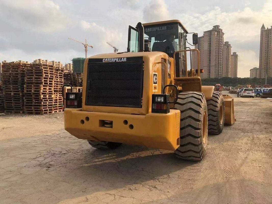 6 Ton Cat 966G Front End Used Caterpillar Wheel Loaders Good Condition Original Engine