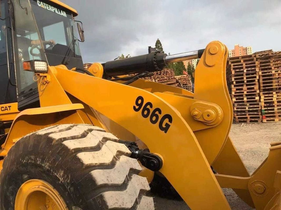 6 Ton Cat 966G Front End Used Caterpillar Wheel Loaders Good Condition Original Engine