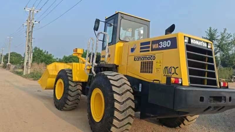 Front Loader with 4 TON Rated Load and 4.78m Length Used Original 380-3 Komatsu Loader