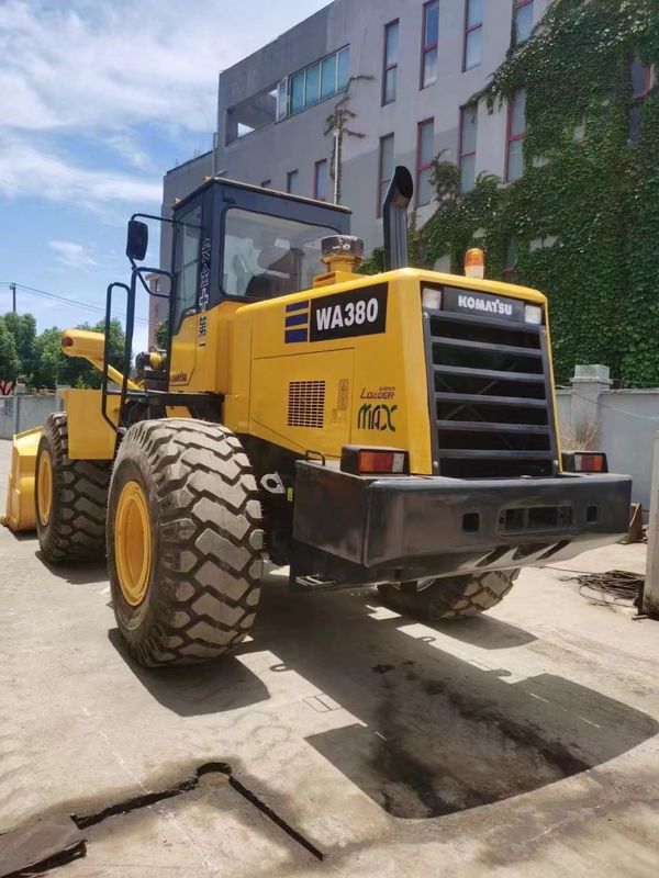 Front Loader with 4 TON Rated Load and 4.78m Length Used Original 380-3 Komatsu Loader