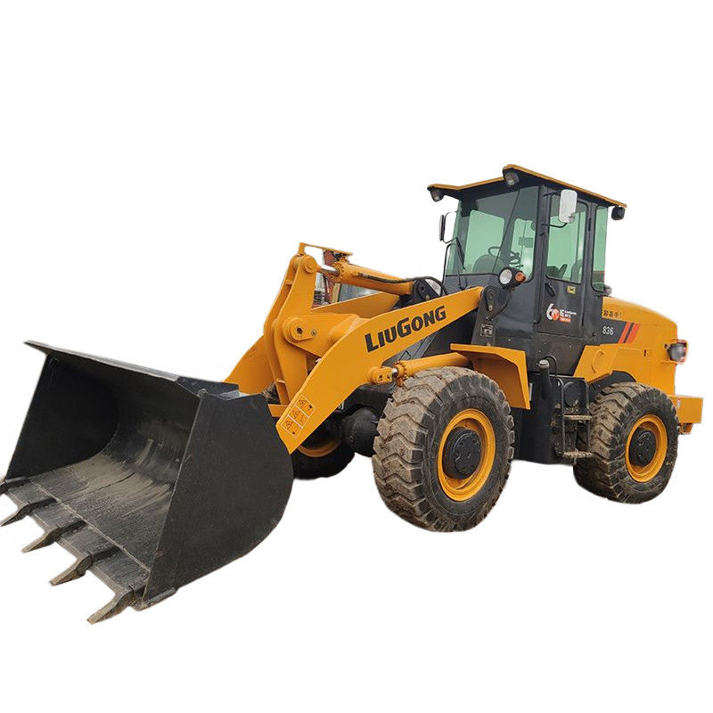 8000kg LIUGONG 836 Cat Front End Loader Machinery Used Loaders For Engine Wheel Loader