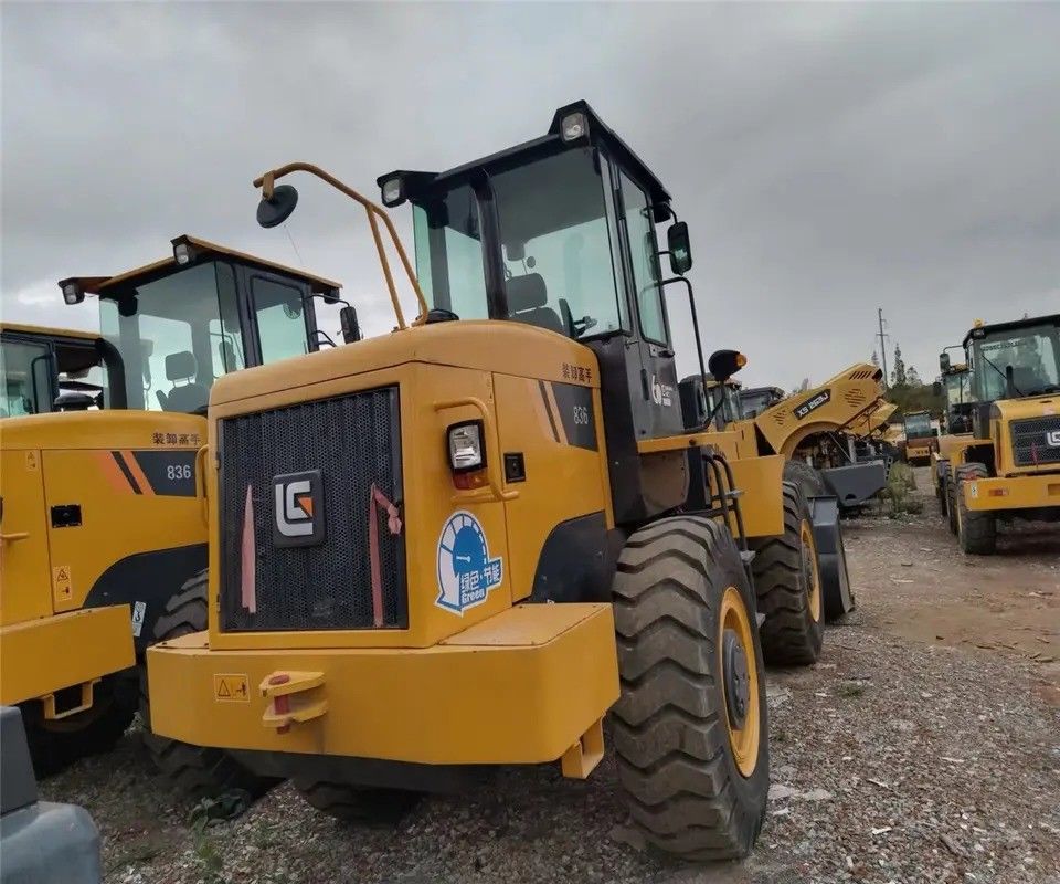 8000kg LIUGONG 836 Cat Front End Loader Machinery Used Loaders For Engine Wheel Loader