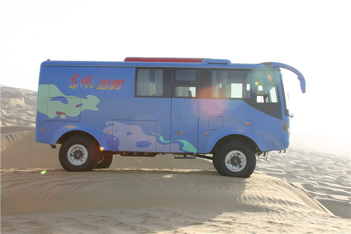 6700mm Length 4x4 Desert Bus Off-road Awd 14 Seats Passenger Bus For Africa Euro 3 Emission Standard