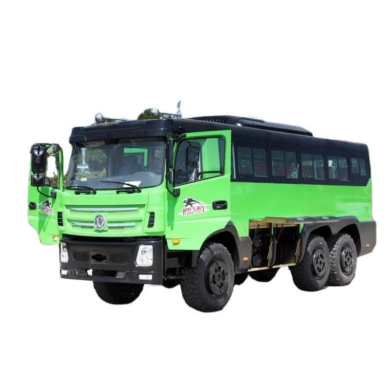 Cummins B210 Engine 27 Seats 6x6 Off Road Bus Coach Bus for Off-road Exploration