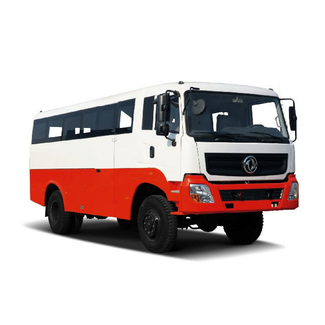 DONGFENG 29 Seats Diesel Coach Bus 4x4 Off Road Bus with Front Axle DONGFENG Axles