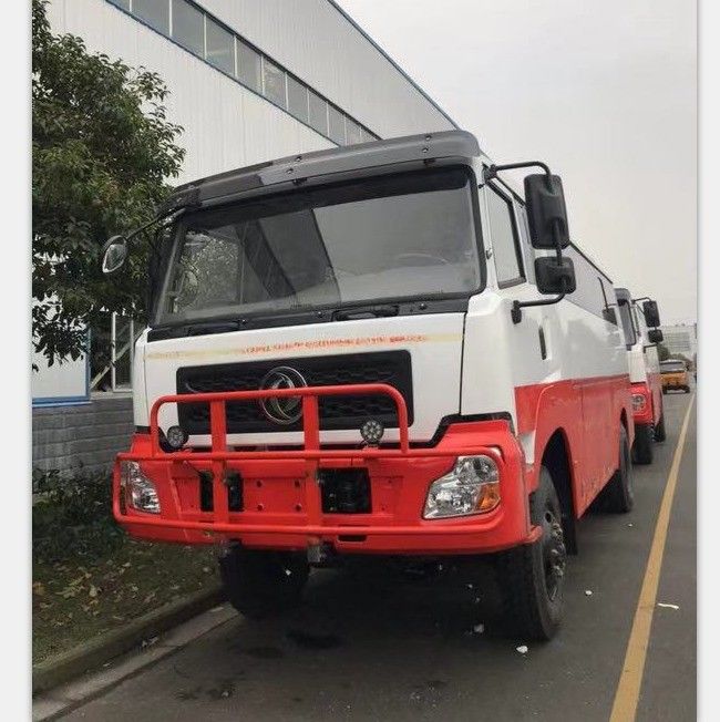30 Seats 4X4 4WD Medium Size Bus Dual Circuit Full Air Brake and A/C Dongfeng EQ6750ZT
