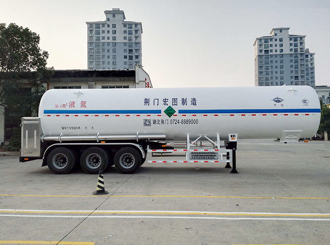 2.1 MPa Hydrotest Pressure CIMC LINYU Howo Chassis 8*4 Gas Transport Tank Semi Trailer