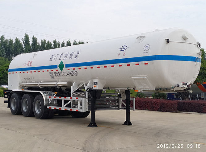 50m3 Capacity LPG Tanker Semi Trailer with -20/50C Design Temperature from CIMC LINYU