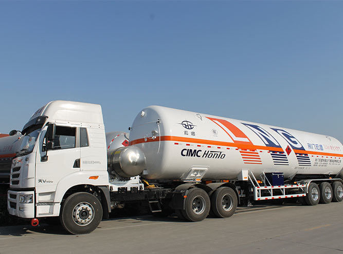 50m3 LPG Semi Trailer for Truck and High Capacity within L11390mm *W2500 mm *H3980mm